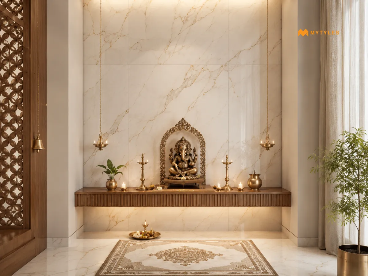 Marble-Look Tiles for a Timeless, Clean Finish